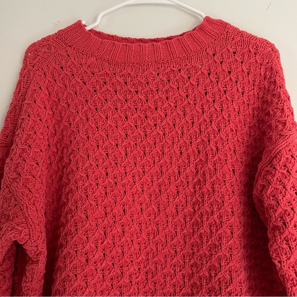 AND Coral Pink Salmon Long Sleeved Sweater - Picture 12 of 14